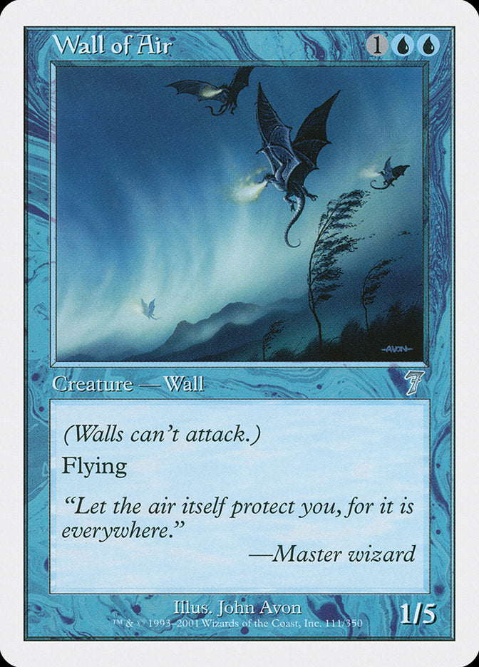 Wall of Air [Seventh Edition]-1