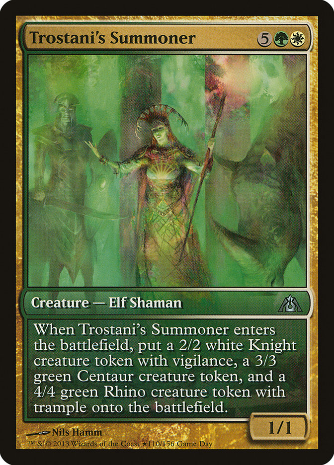 Trostani's Summoner (Game Day) [Dragon's Maze Promos]-1