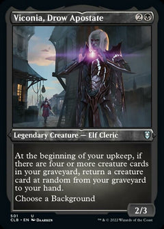 Viconia, Drow Apostate (Foil Etched) [Commander Legends: Battle for Baldur's Gate]-1
