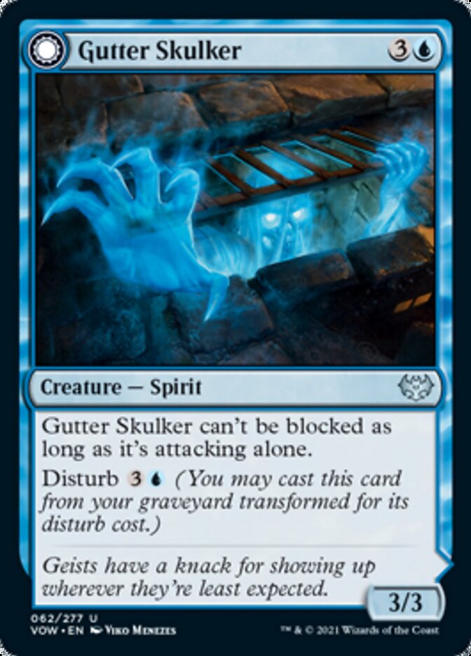 Gutter Skulker // Gutter Shortcut [Innistrad: Crimson Vow]-1