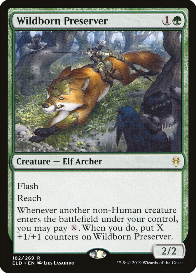 Wildborn Preserver (Promo Pack) [Throne of Eldraine Promos]-1