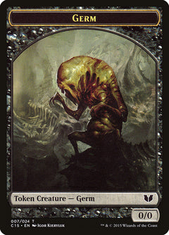 Frog Lizard // Germ Double-Sided Token [Commander 2015 Tokens]-2