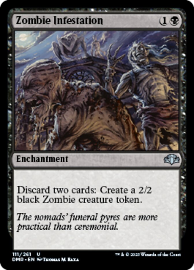 Zombie Infestation [Dominaria Remastered]-1