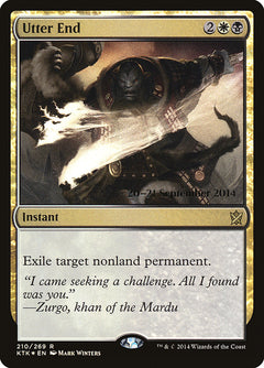 Utter End [Khans of Tarkir Prerelease Promos]-1