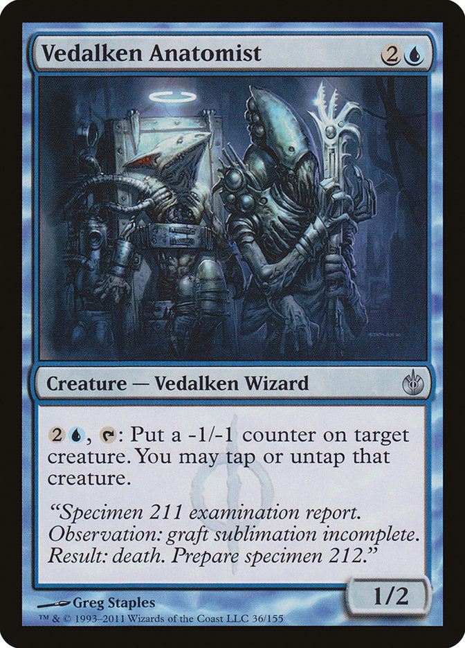 Vedalken Anatomist [Mirrodin Besieged]-1