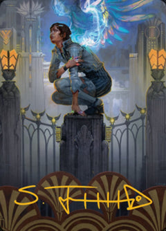 Giada, Font of Hope 2 Art Card (Gold-Stamped Signature) [Streets of New Capenna Art Series]-1
