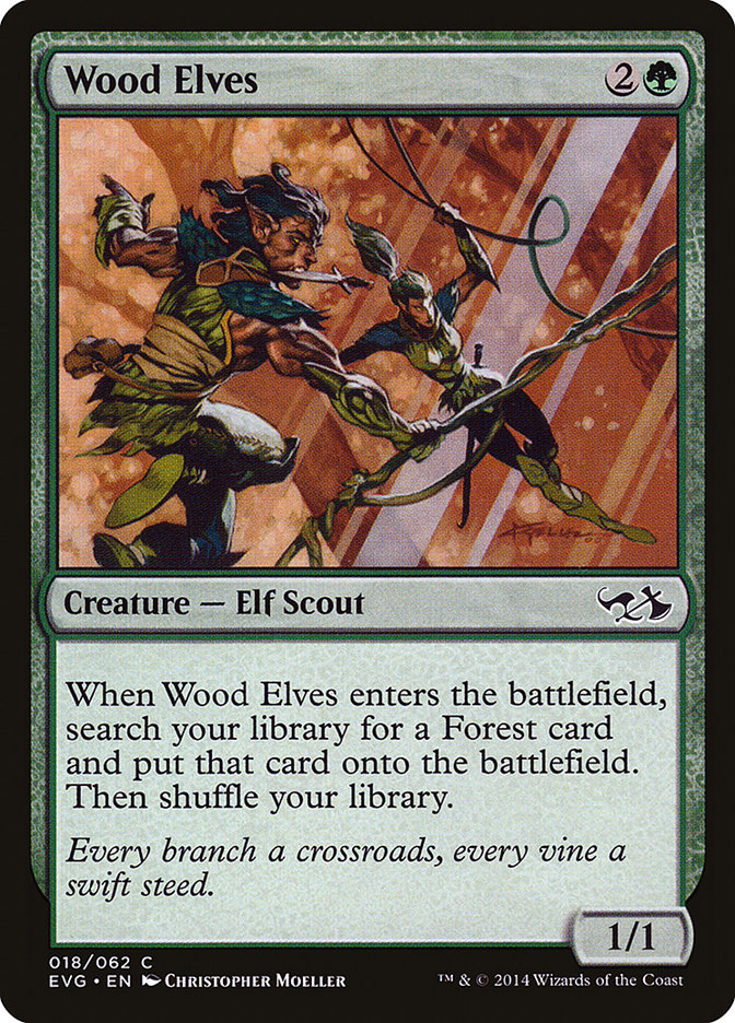 Wood Elves (Elves vs. Goblins) [Duel Decks Anthology]-1