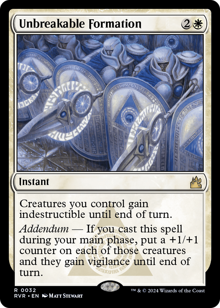 Unbreakable Formation [Ravnica Remastered]-1