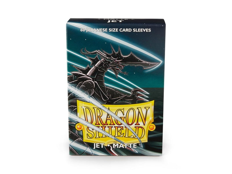 Sleeves - Dragon Shield Japanese - Box 60 - Jet Matte-1