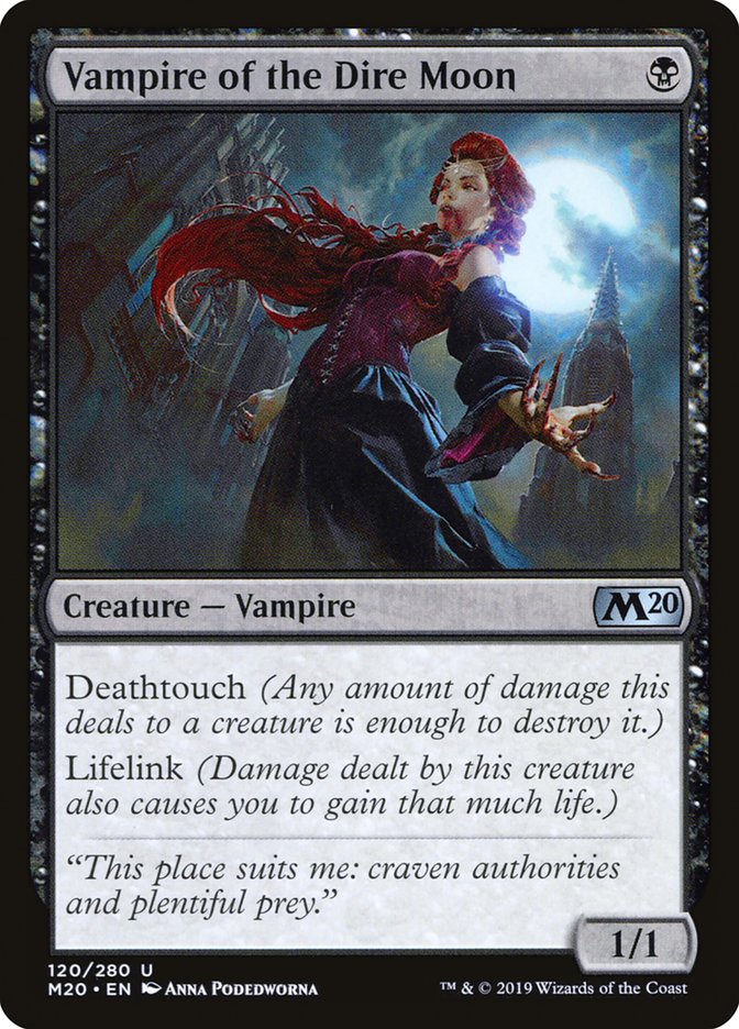 Vampire of the Dire Moon [Core Set 2020]-1