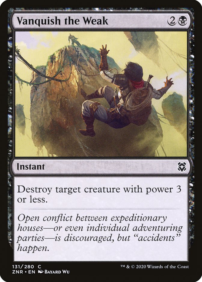 Vanquish the Weak [Zendikar Rising]-1