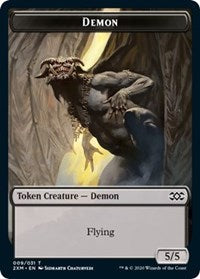 Demon // Marit Lage Double-Sided Token [Double Masters Tokens]-1
