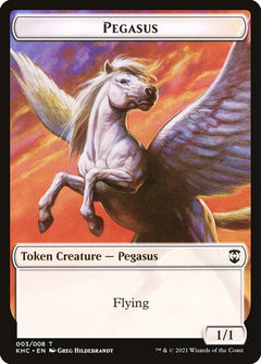 Kithkin Soldier // Pegasus Double-Sided Token [Kaldheim Commander Tokens]-2