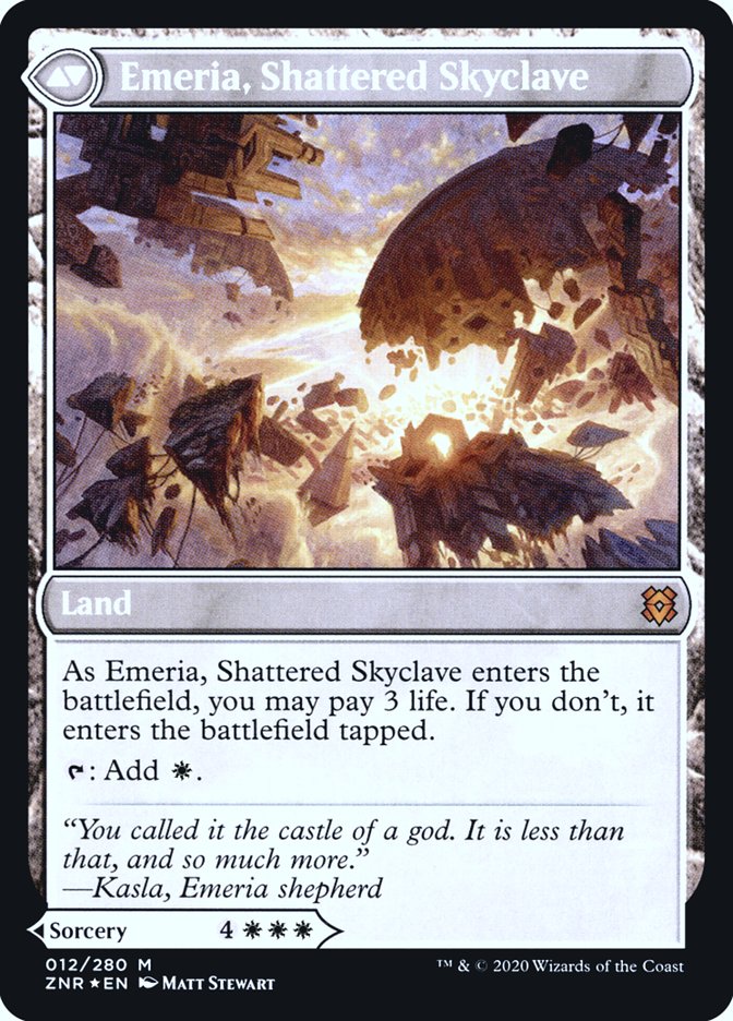 Emeria's Call // Emeria, Shattered Skyclave [Zendikar Rising Prerelease Promos]-2