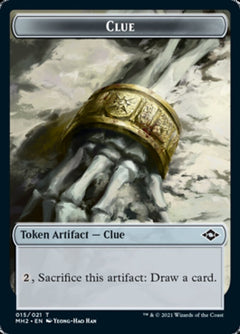 Clue (15) // Insect Double-Sided Token [Modern Horizons 2 Tokens]-1