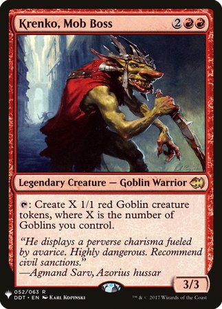 Krenko, Mob Boss [Mystery Booster]-1