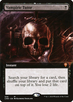 Vampiric Tutor (Extended Art) [Commander Legends]-1