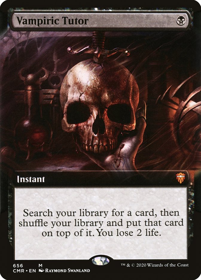 Vampiric Tutor (Extended Art) [Commander Legends]-1