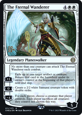 The Eternal Wanderer [Phyrexia: All Will Be One Prerelease Promos]
