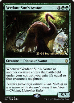 Verdant Sun's Avatar [Ixalan Prerelease Promos]-1