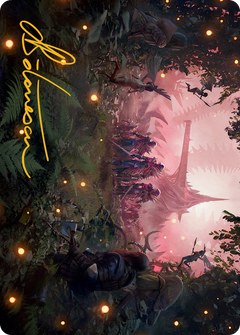 Invasion of Eldraine Art Card (Gold-Stamped Signature) [March of the Machine Art Series]-1