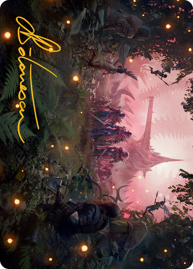 Invasion of Eldraine Art Card (Gold-Stamped Signature) [March of the Machine Art Series]-1