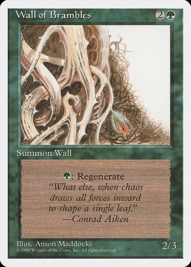 Wall of Brambles [Fourth Edition]-1