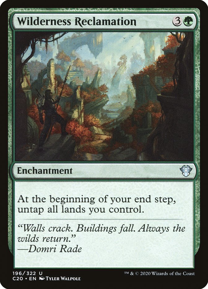 Wilderness Reclamation [Commander 2020]-1