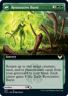 Pestilent Cauldron // Restorative Burst (Extended Art) [Strixhaven: School of Mages]-2
