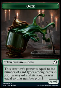 Clue // Ooze Double-Sided Token [Innistrad: Midnight Hunt Tokens]-2