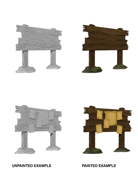 WizKids Deep Cuts Unpainted Miniatures Bounty Board-1