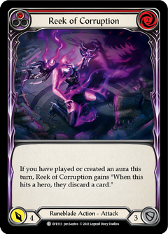 Reek of Corruption (Red) [EVR113] (Everfest)  1st Edition Rainbow Foil-1