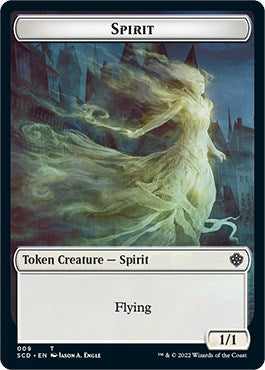 Cat Bird // Spirit Double-Sided Token [Starter Commander Decks]-2