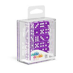 Oakie Doakie Dice D6 12 mm Speckled - Purple (36)-1