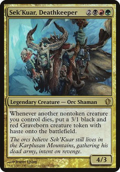 Sek'Kuar, Deathkeeper (Commander 2013) [Commander 2013 Oversized]-1