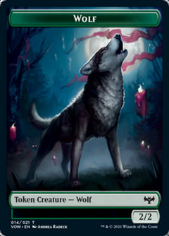 Wolf Token (014) [Innistrad: Crimson Vow Tokens]-1