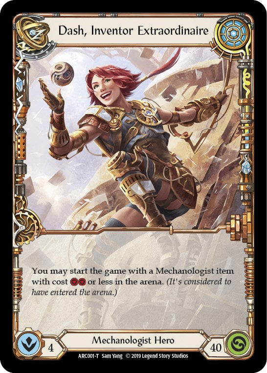 Azalea // Dash, Inventor Extraordinaire [ARC039 // ARC001] (Arcane Rising)  1st Edition Normal-2