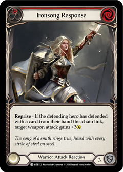 Ironsong Response (Red) [U-WTR132] (Welcome to Rathe Unlimited)  Unlimited Rainbow Foil-1