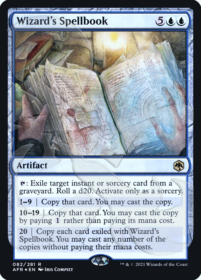 Wizard's Spellbook (Ampersand Promo) [Dungeons & Dragons: Adventures in the Forgotten Realms Promos]-1