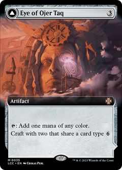 Eye of Ojer Taq // Apex Observatory (Extended Art) [The Lost Caverns of Ixalan Commander]-1