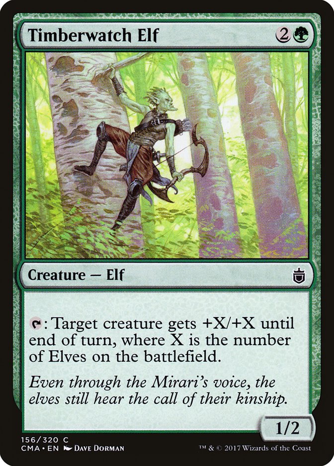 Timberwatch Elf [Commander Anthology]-1