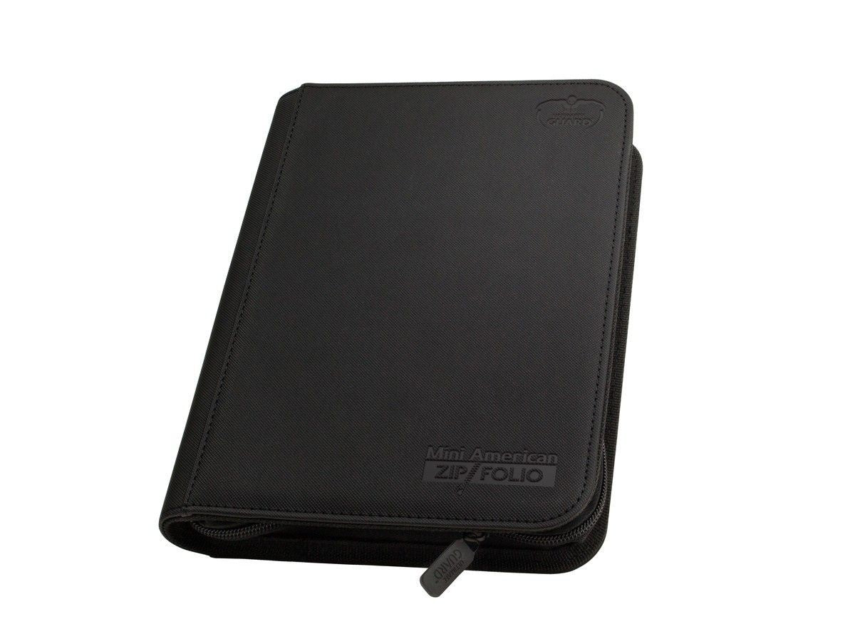 Ultimate Guard Mini American 9 Pocket ZipFolio XenoSkin Black Folder-1