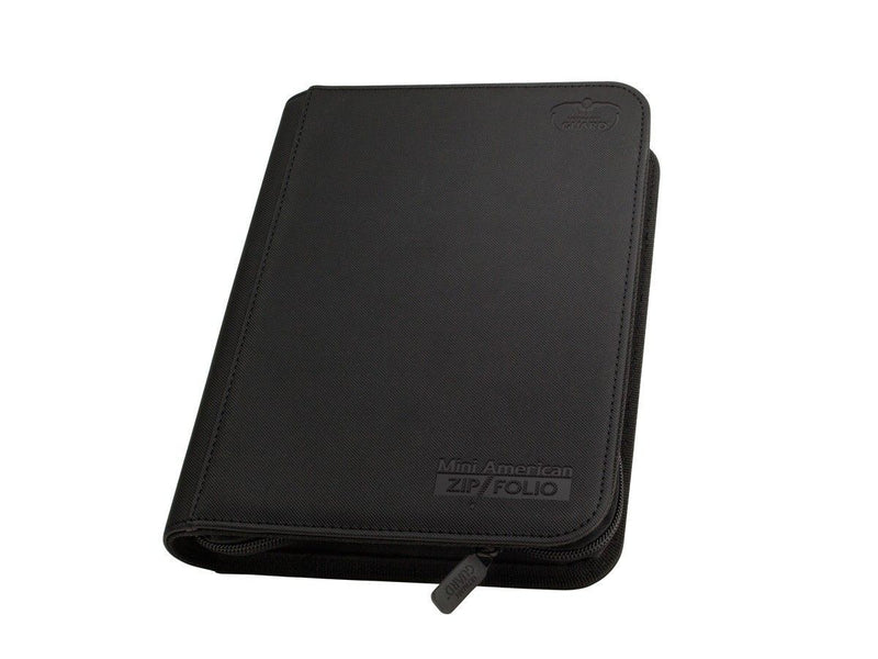 Ultimate Guard Mini American 9 Pocket ZipFolio XenoSkin Black Folder-1