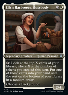 Ellyn Harbreeze, Busybody (Foil Etched) [Commander Legends: Battle for Baldur's Gate]-1