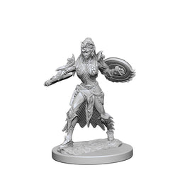 Pathfinder Deep Cuts Unpainted Miniatures Elf Female Fighter-1