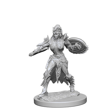 Pathfinder Deep Cuts Unpainted Miniatures Elf Female Fighter