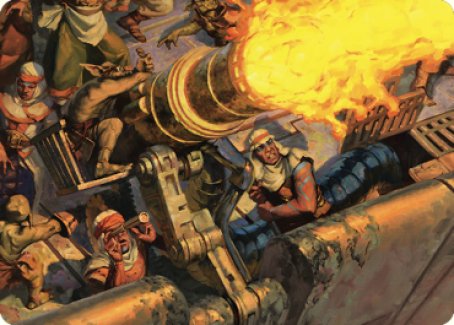 Mana Cannons Art Card [Dominaria United Art Series]-1