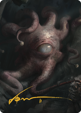Consuming Aberration Art Card (Gold-Stamped Signature) [Commander Legends: Battle for Baldur's Gate Art Series]-1