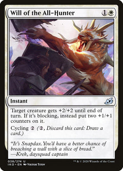 Will of the All-Hunter [Ikoria: Lair of Behemoths]-1