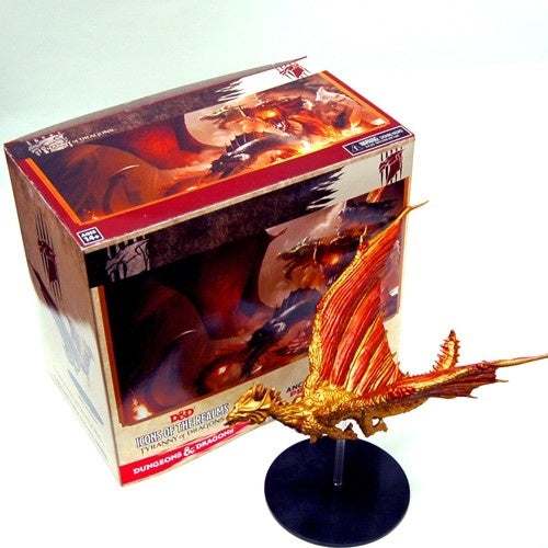 Dungeons & Dragons Fantasy Miniatures Case Incentive Huge Brass Dragon-1